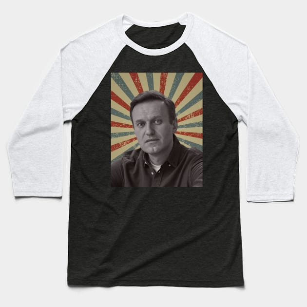 Alexei Navalny Baseball T-Shirt by LivingCapital 